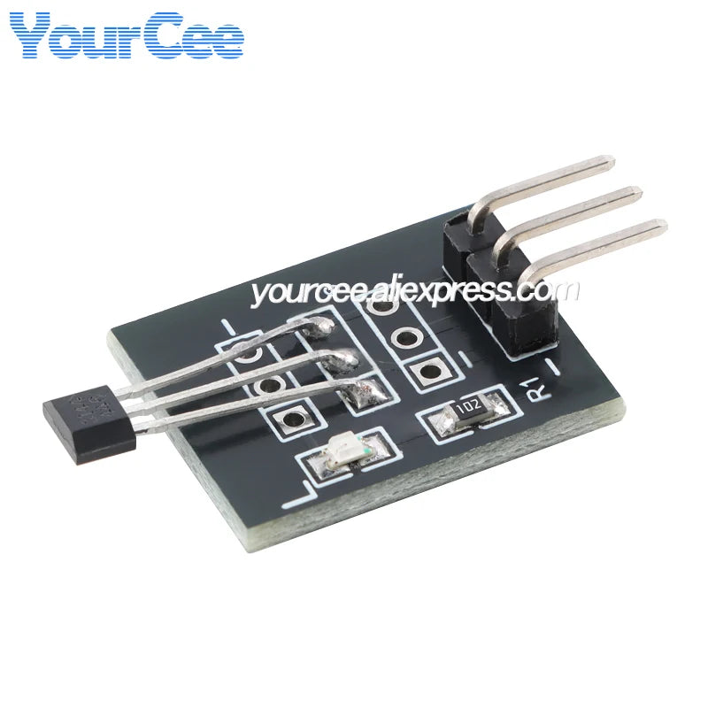 20pcs/1pc A3144E Hall Sensor Unipolar Electronic Magnetic Induction Switch Module 49E A3144/OH3144/Y3144 Hall Effect Sensor