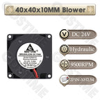 Gdstime 4010 24V Blower 12V 5V Cooler Fan 5015 Radial Fan 50x15MM Turbine Cooling Fan 30MM Micro Fan for 3D Printer Part Cooling
