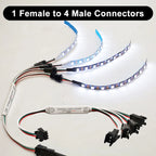 LED Strip Mini TTL Signal Amplifier Repeater 1 TO 2/4/8 For WS2812B WS2811 SK6812 3Pin RGB Addressable Pixel Light Module 5-24V