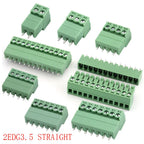KF2EDG 3.5mm Pitch PCB Screw Terminal Block 2P 3 4 5 6 7 8 9 10 11 12 13~16Pin Male Plug Female Socket Pin Header Wire Connector