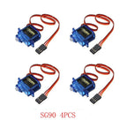 5/10/20PCS SG90 Mini Gear Micro Servo 9g 1.6KG For RC 250 450 Airplane Helicopter Car Vehicle Boat Models Spare Parts