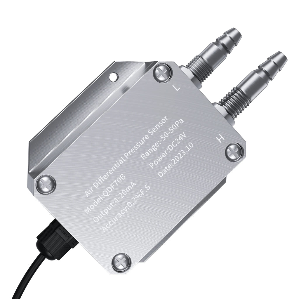 Wind Pressure Sensor Transmitter 50pa 10kpa 1Kpa 100pa Wind Air Differential Pressure Transmitter 4-20mA 0-10V RS485