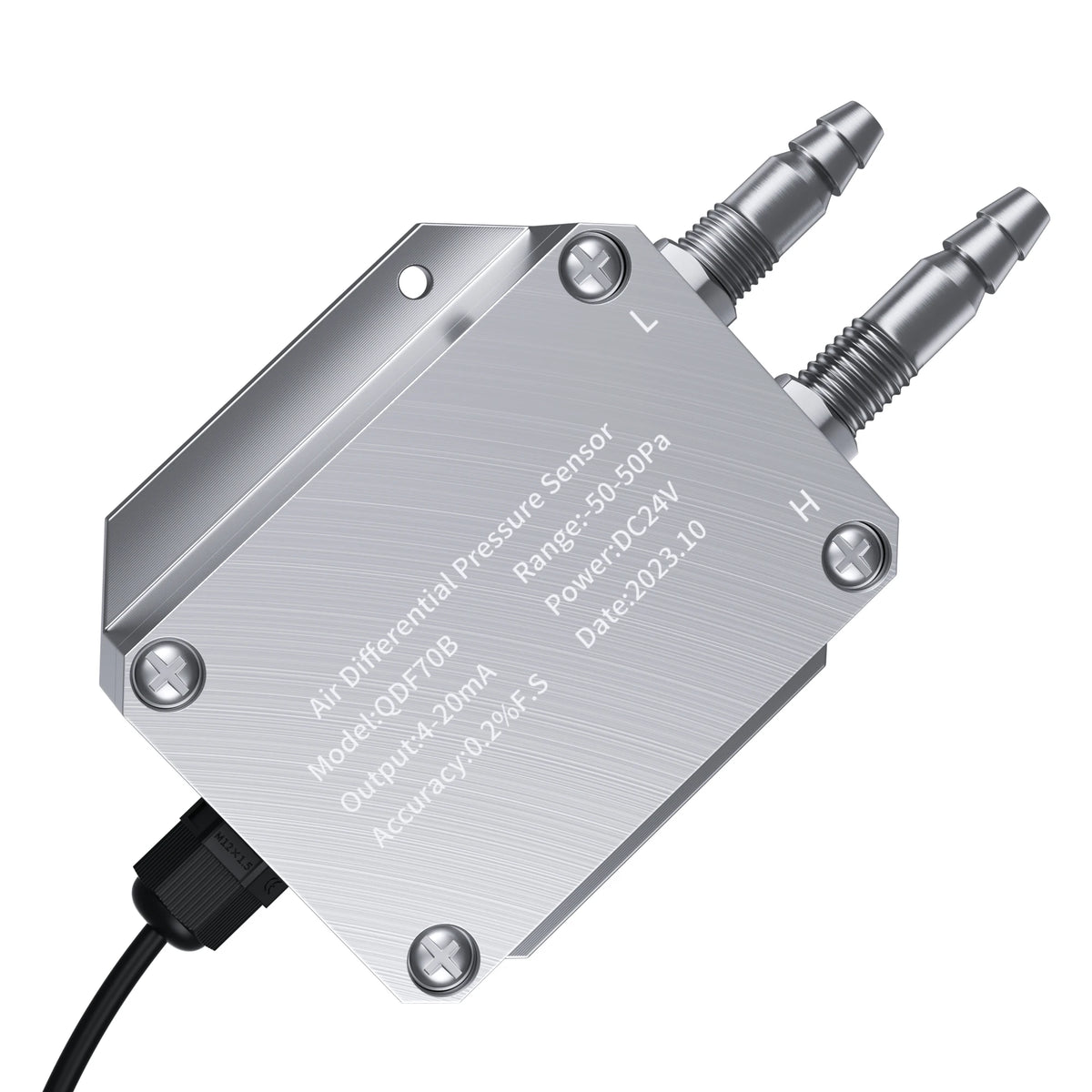 Wind Pressure Sensor Transmitter 50pa 10kpa 1Kpa 100pa Wind Air Differential Pressure Transmitter 4-20mA 0-10V RS485