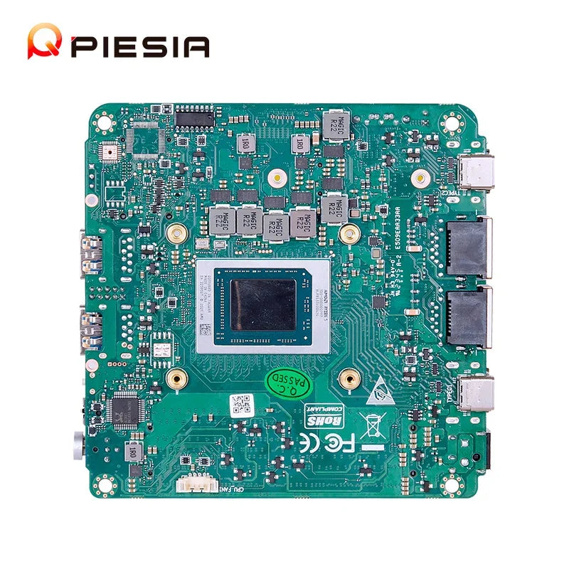 Piesia OEM AMD 7940HS 8845HS 7840HS 7735U 7535U Nuc PC Mainboard 2*DDR5 2 Lan 2*H-D/Type-C X86 Industrial Robot Motherboard