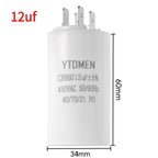 1PCS 450VAC CBB60 Motor Run Capacitors 4pin Dual Insert Starting Capacitor 4UF-60UF for Air Compressor Water Pump 6UF 10UF 50UF