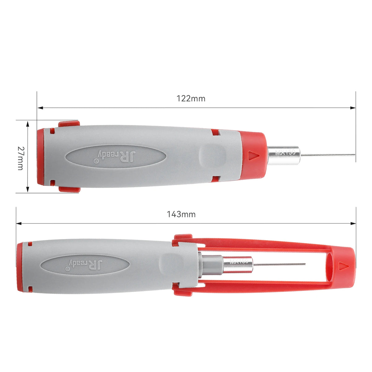 JRready JRconDRK Series Terminal Extraction Tool For Molex MX150L, MX150 motor terminal blocks and TE AMP, CPC series connectors