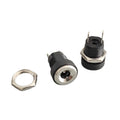 5/10pcs DC-022B 5.5x2.1mm 5.5*2.5mm DC Power Female Socket DC022B 3.5x1.3mm DC 2Pin Jack Hole Panel Mount Connector Adapter