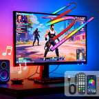 RGB Screen Backlight Strip Light 5V USB Bluetooth 24Keys Remote Kit Music Sycn Atmosphere APP Dreamy for Party Gaming Room Decor