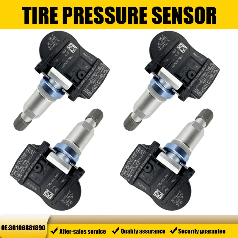 1/4PCS Tire Pressure Monitoring Sensor TPMS 36106881890 For BMW 1/3/4 Series F20 F21 F52 F32 F33 F36 Compatible With 36106856209