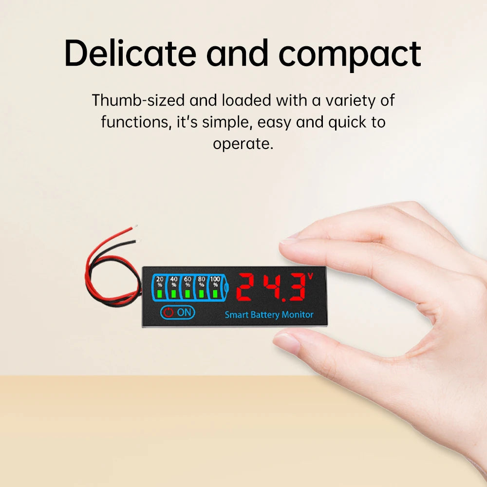 3-14S 1-7S 2-8S LED Battery Voltage Level Indicator Charge Acid/Lithium Universal 18650 Battery Charge Indicator Board DC 7-55V