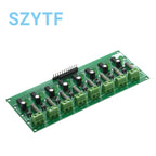 1/3/8-Way 220V AC Optocoupler Module - Isolated Voltage Detection, Compatible with PLC Systems