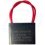 450V 1.2uF 1.5uF 1.8uF 2uF 2.2uF 2.5uF 1.2mF 1.5mF 1.8mF 2mF 2.2mF 2.5mF CBB61 Motor Start Run Fan Capacitor