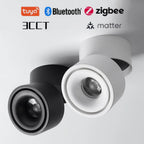 LED Surface Mounted Ceiling Light, 3CCT TUYA Bluetooth/Zigbee Matter Smart Spotlight Dimmable AC110V 220V Indoor Lighting