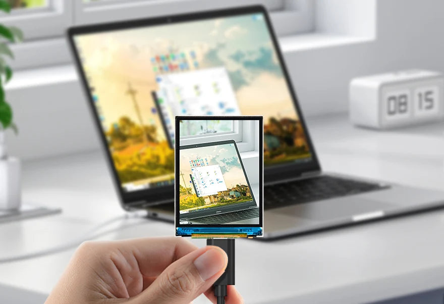 Waveshare ESP32-S3 2inch Capacitive Touch Display IPS 240×320 Camera Touch Option Supports WiFi Bluetooth Development Board
