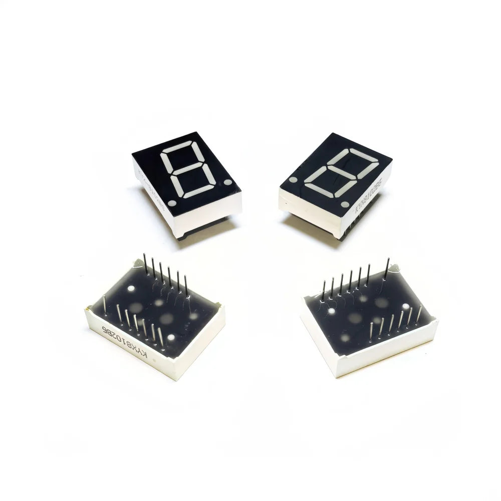 10PCS 0.8 inch 1-digit digital tube 20mmX27.7mm digital display screen "8" high 20.4mm 7-segment digital tube 8106 series 8102