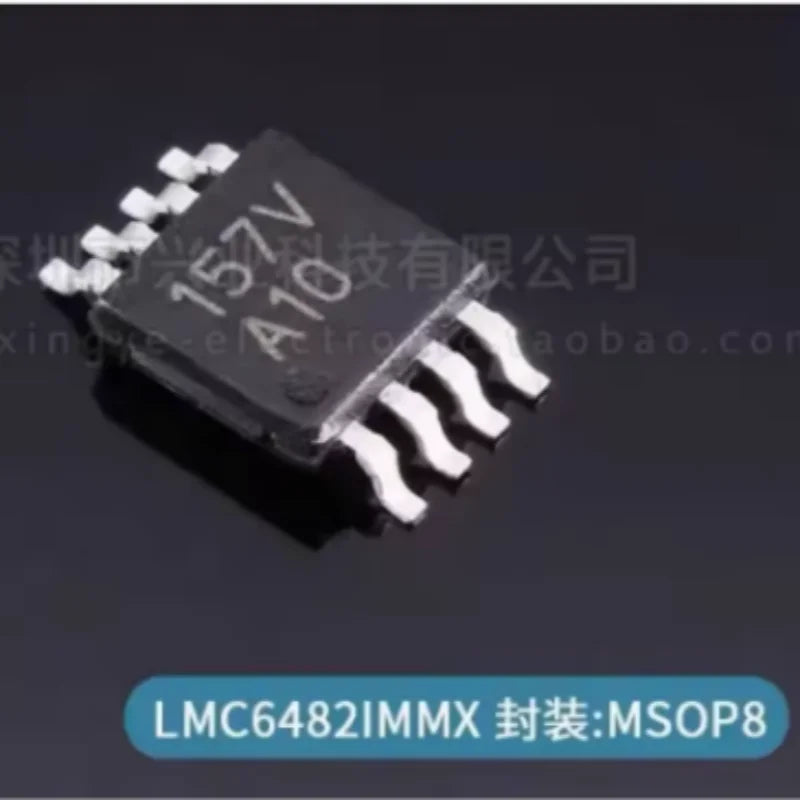 10PCS LMC6482IMM LMC6482 VSSOP-8 Dual Op-Amp 2.7MHz CMOS  Original New