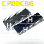 For Harris CP80C86 CPU 5MHz DIP40 CMOS 8086 Processor X86 Microprocessor # 96-9