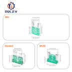 5PCS Universal Car Fuse Holder PCB Panel Mount Insurance Blocks Safety Terminals 10A Micro Mini Small Medium