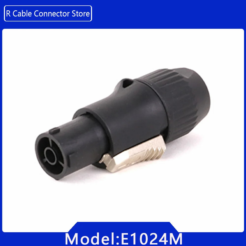 2pcs 3Pins Waterproof IP65 True Locking Powercon Male Plug Jack Power Female Sockets Chassis Wire Connectors