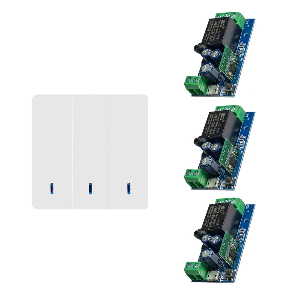 EWelink Smart WiFi Relay Smart Switch DC 5V 12V 24V 48V WirelessRemote Control 1 Way Alexa Googole Home Voice Control