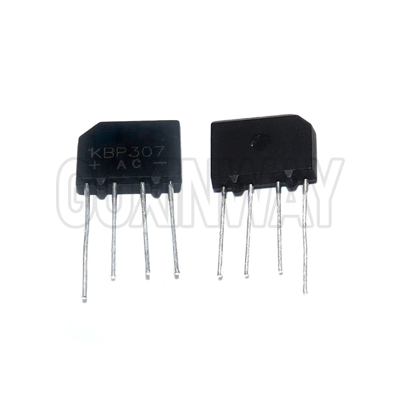 10PCS KBP307 DIP4 Power Diode Electronica Componentes Diode Bridge Rectifier 3A 1000V Set Immersion Kit Throught Hole