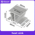SSR-10DD 25DD 40DD Single Phase DC Controlled DC SSR Solid State Relay With Plastic Dust Cover Heat Sink 220V 10A 25A 40A