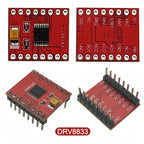 5pcs DRV8833/TB6612FNG Dual Stepper Motor Driver Module H-bridge Board DC motor controller for Arduino, Raspberry Pi, ESP32