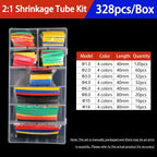 Heat Shrink Tubing Kit 73-900PCS 2:1 3:1 4:1 Ratio Cable Wire Insulation Sleeve Electrical Repair Protector Heat-Shrink Tube Set