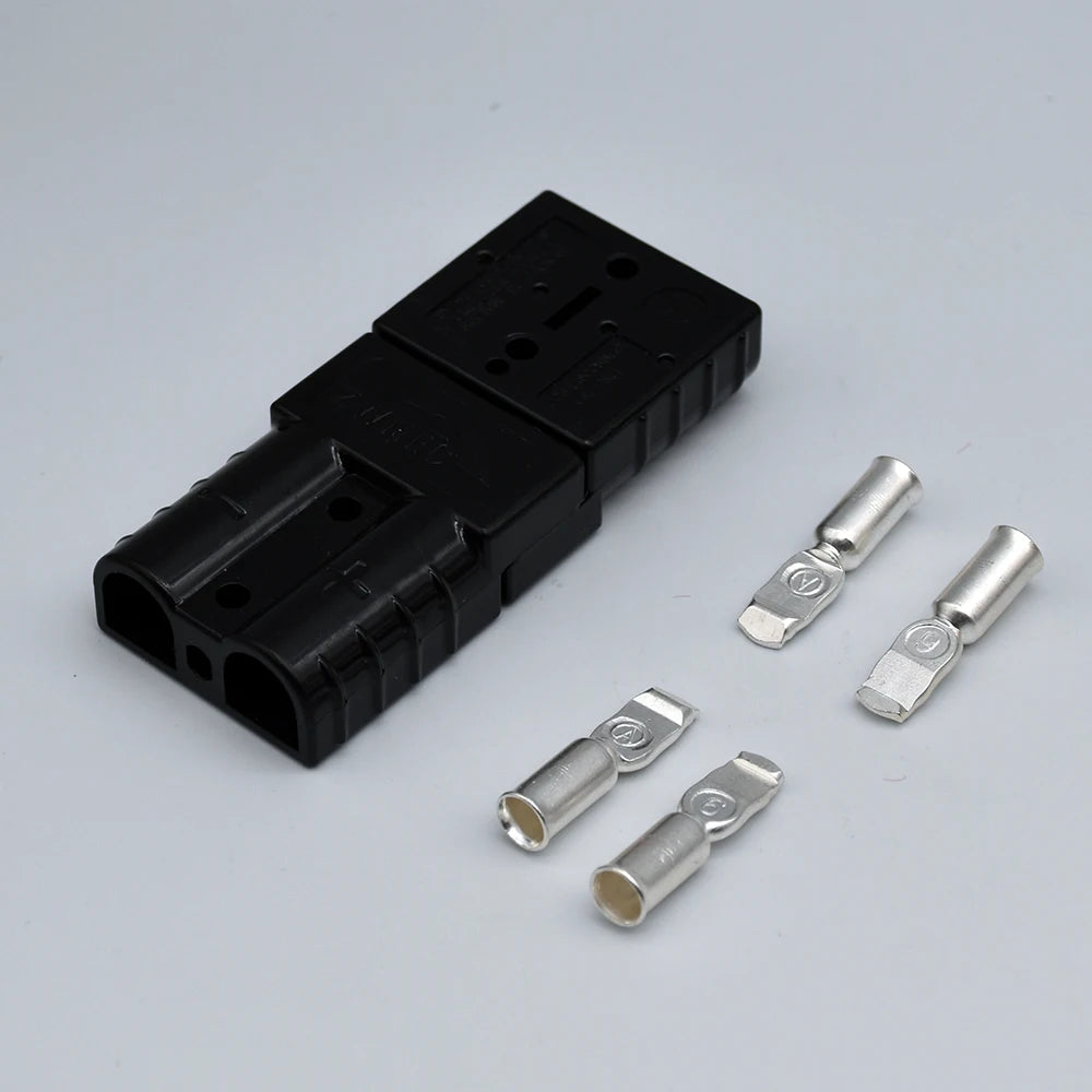 2PCS  50A 120A 175A 350A 600V Plug Cable Terminal Battery Power Connector Kit Quick Plug Battery Charging Connector