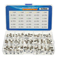 15 Values 150pcs Fast-Blow Glass Fuses Kit 5x20mm 250V 0.1 0.2 0.25 0.5 1 1.5 2 3 4 5 8 10 12 15 20A Packaging in Clear Plastic