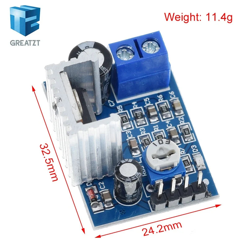 GREATZT TDA2030 Module Power Supply TDA2030 Audio Amplifier Board Module TDA2030A 6-12V Single
