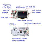 FFYY-2 Sets ESP32 S3 Wifi+ BT Module SX1262 OLED Display Lora32 V3 Lora Development Board Kit For Arduino Lorawan Meshtastic