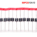 Rectifier Diode Mixed Kit 6A10 10A10 20A10 DB3 RL207 Electronic Components MUR4100E 10SQ045 20A10 130mil