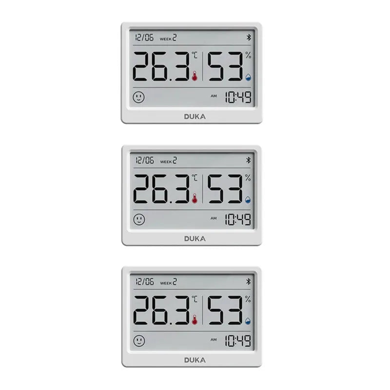 DUKA TH2 E-ink Smart Hygrometer Thermometer Home Indoor Temperature Humidity Meter Sensor Gauge Weather Station Mijia Home APP