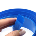 Blue Width 7mm~155mm PVC Heat Shrink Tube 1-20meters 18650 Lipo Battery Pack Insulated Cable Sleeve Protection Battery Film Wrap