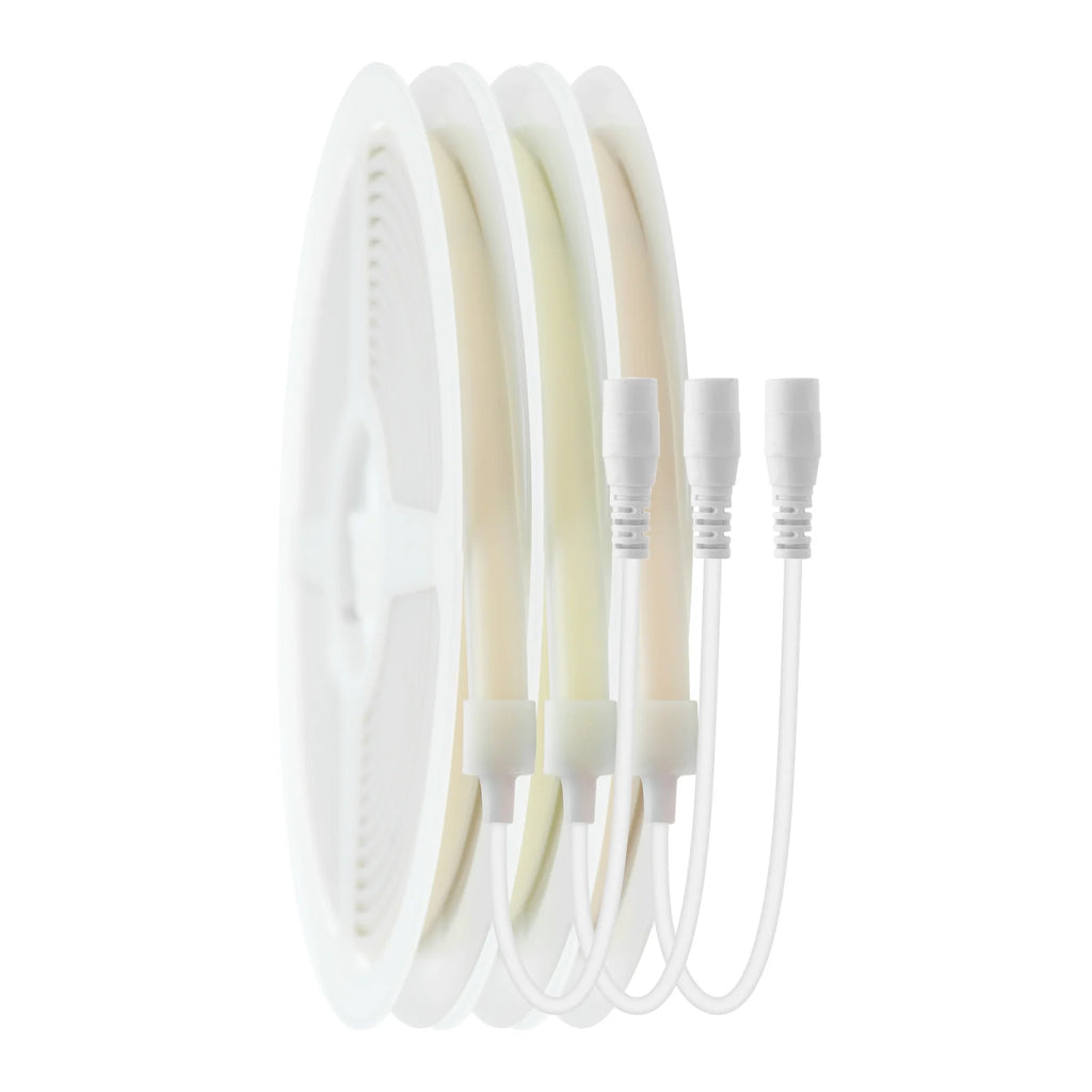 DC12V 24V COB Strip With 2PIN /DC Cable IP67 Waterproof Outdoor Home Decor Flexible Ribbon Rope LED Neon Light 3000K 4000K 6000K