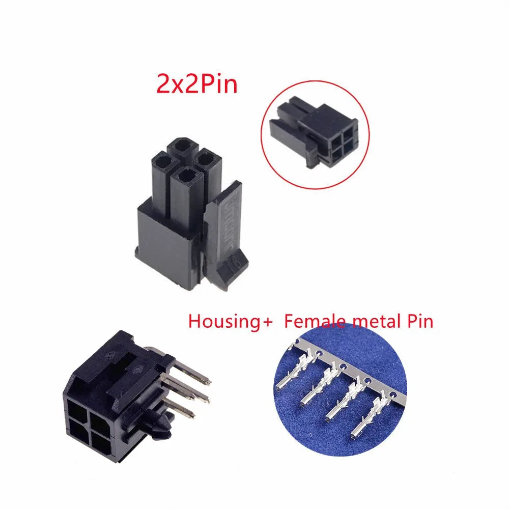 10Sets Micro-Fit 3.0 MM Receptacle Housing Dual Row 2 4 6 8 10 12 14 16 18 20 24 Circuits + Right Angle Header + Crimp Terminal
