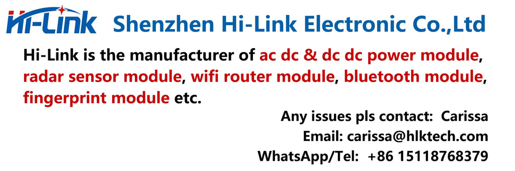Hi-Link HLK-PM01 AC DC Step Down Converter Manufacturer 220V to 5V 3W Mini Intelligent Compact Power Supply Module