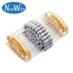 20pcs/Lot 2W 5% Wirewound Resistor Fuse 0.05R 0.1R 0.15R 1R 2.2R 4.7R 5.1R 10R 20R 22R 47R 100R 0.1 0.22 0.33 0.47 0.5 2.2 ohm