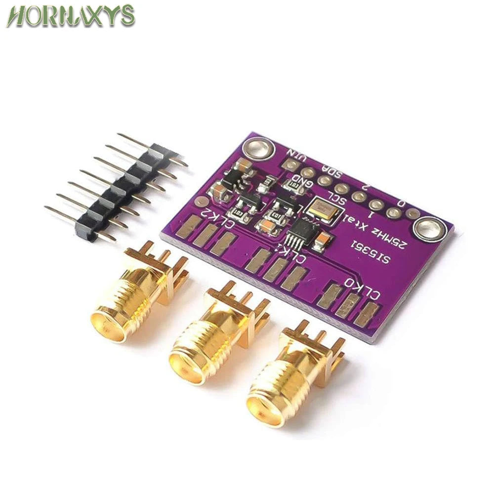 10/1PCS Si5351A Si5351 I2C Clock Generator Breakout Board Module 8KHz-160MHz Signal Generator for Arduino DC 3V-5V