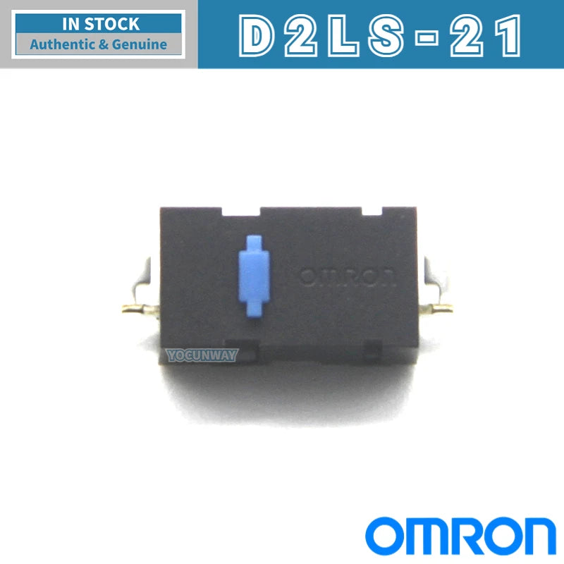 OMRON D2LS-21 D2LS-11 Blue Dot Micro Switch for Gaming Mouse Compatible with MX M905 G903 Authentic
