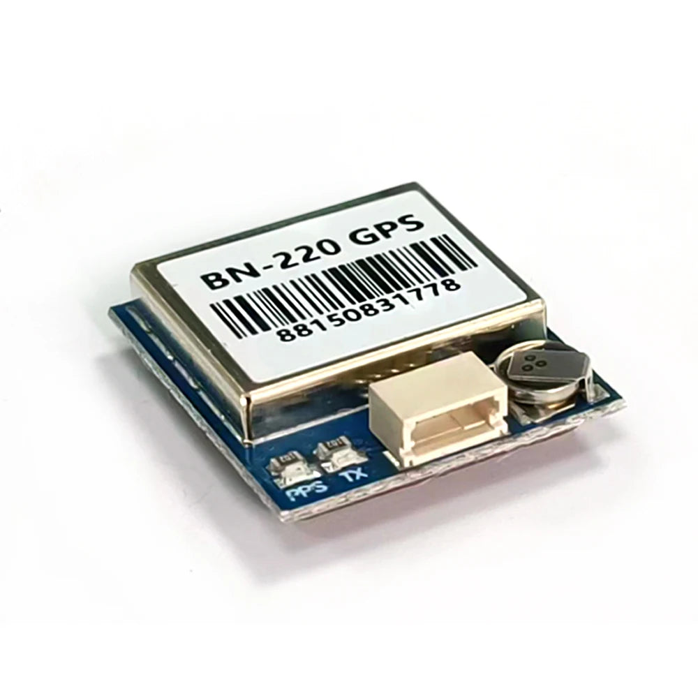 BN220 BN-880 GNSS Module, 3.0V-5.0V TTL Level GPS GLONASS Dual GPS Module with Built-in FLASH Antenna for RC Drone Airplane