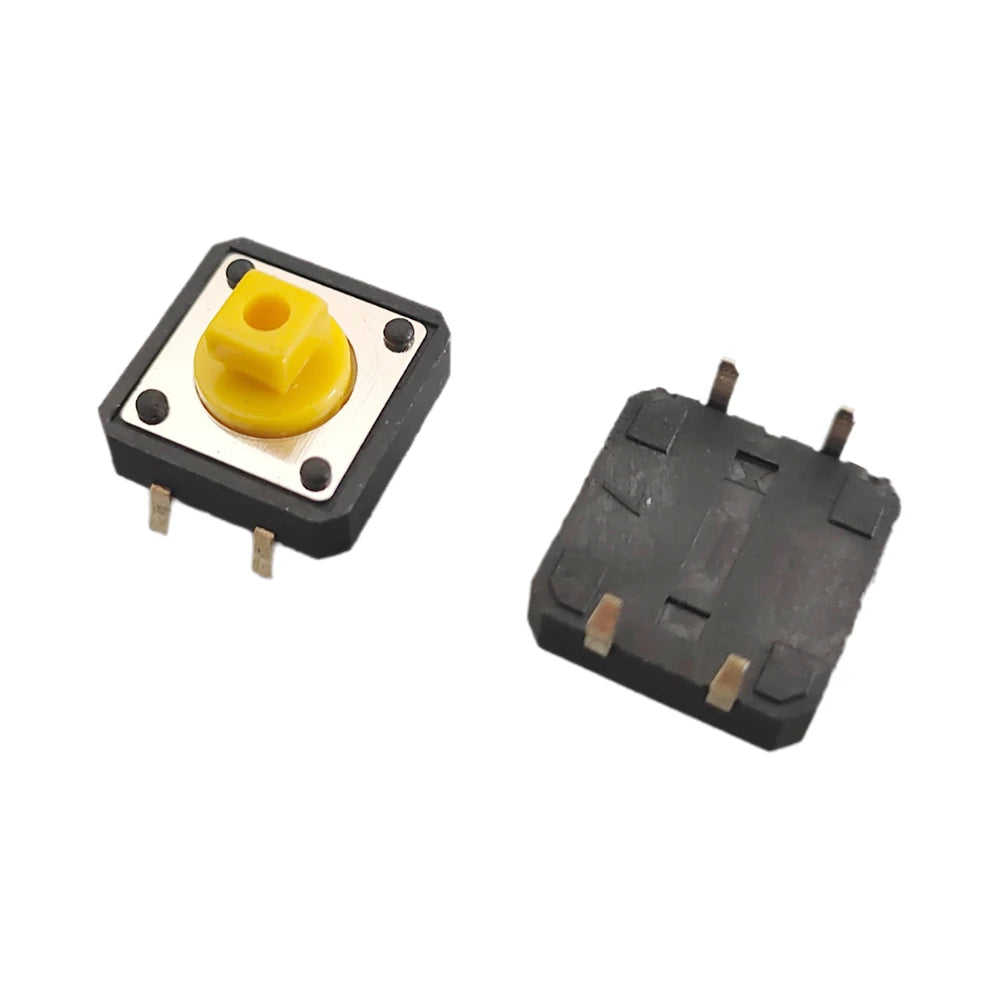 14PCS Tactile Push Button Switch Momentary 12*12*7.3MM Micro switch button + 14PCS Tact Cap(7 colors) for Arduino Switch