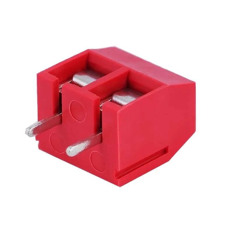 Free shipping 20Pcs/lot KF301-5.0-2P Pitch 5.0mm Straight Pin 2P Screw PCB Terminal Block Connector Blue GREEN RED Connector