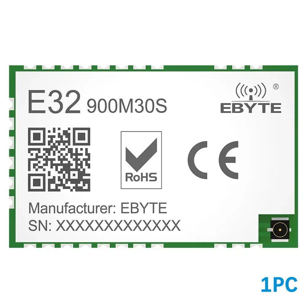 SX1276 Lora Wireless Module 868/915MHz E32-900M30S 10KM Long Distance SPI Low Power Consumption SPI LoRa Spread Spectrum Module