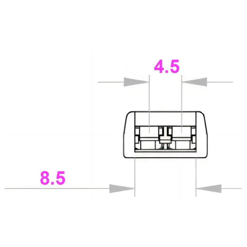 10Pcs Screw Fixing Solder-Free LED Strip Connector 2 Pin Quick Wire Connector For 8mm/10MM LED Light Strip Terminal Adapter