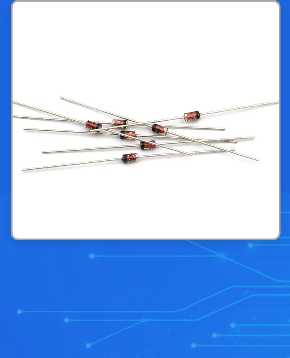 50PCS 1W Zener Diode 1N4727A 3V/ 1N4728A 3.3V/ 1N4729A/3.6V 1N4730A/3.9V 1N4731A/4.3V 1N4732A/4.7V 1N4733A/5.1V 1N4734A/5.6V