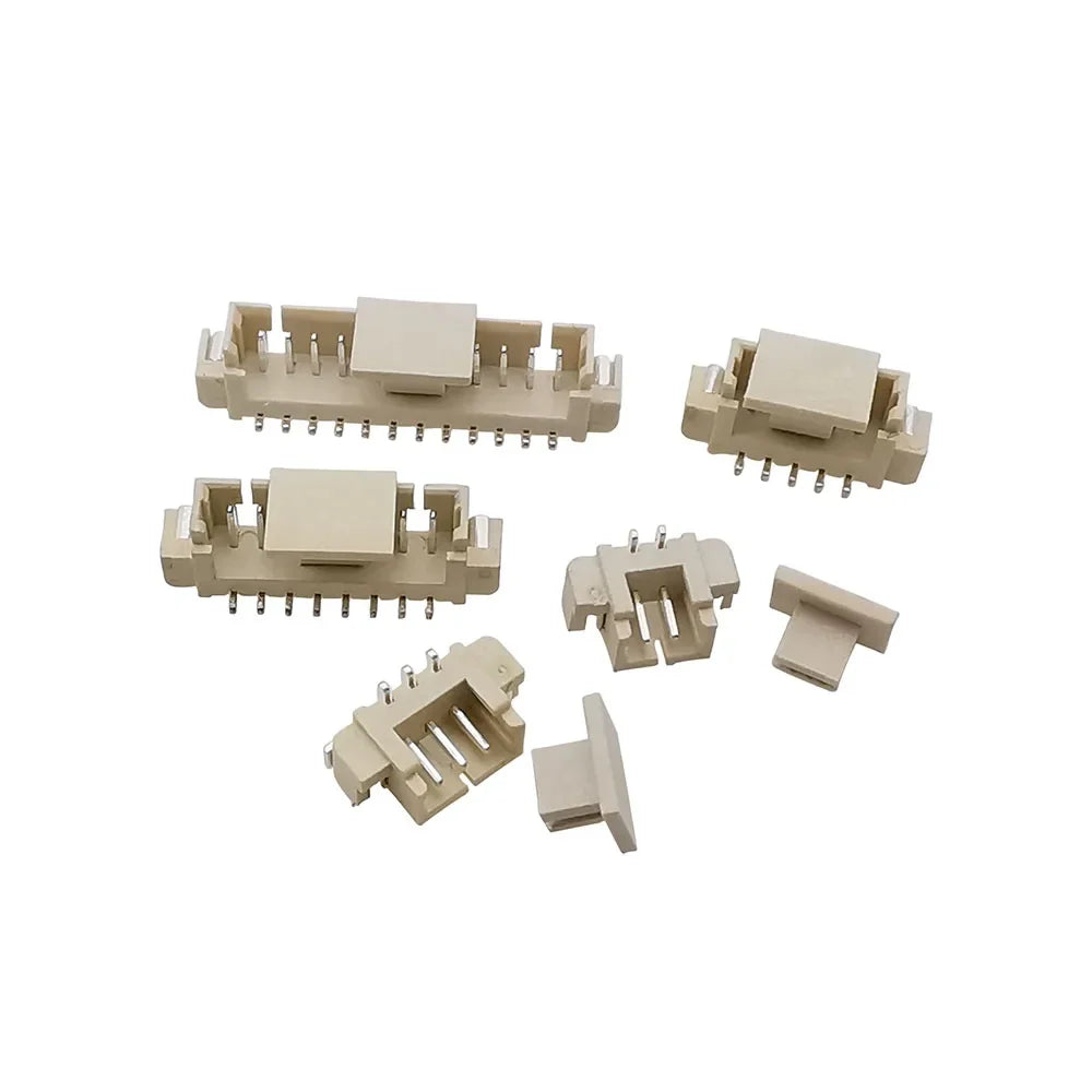 50/100Pcs1.25mm RA SMT Horizontal Vertical SMD  2P3P4P 5P 6P 7P 8P 9P 10P 12P Wafer Male Plug Connector Pin Header Socket