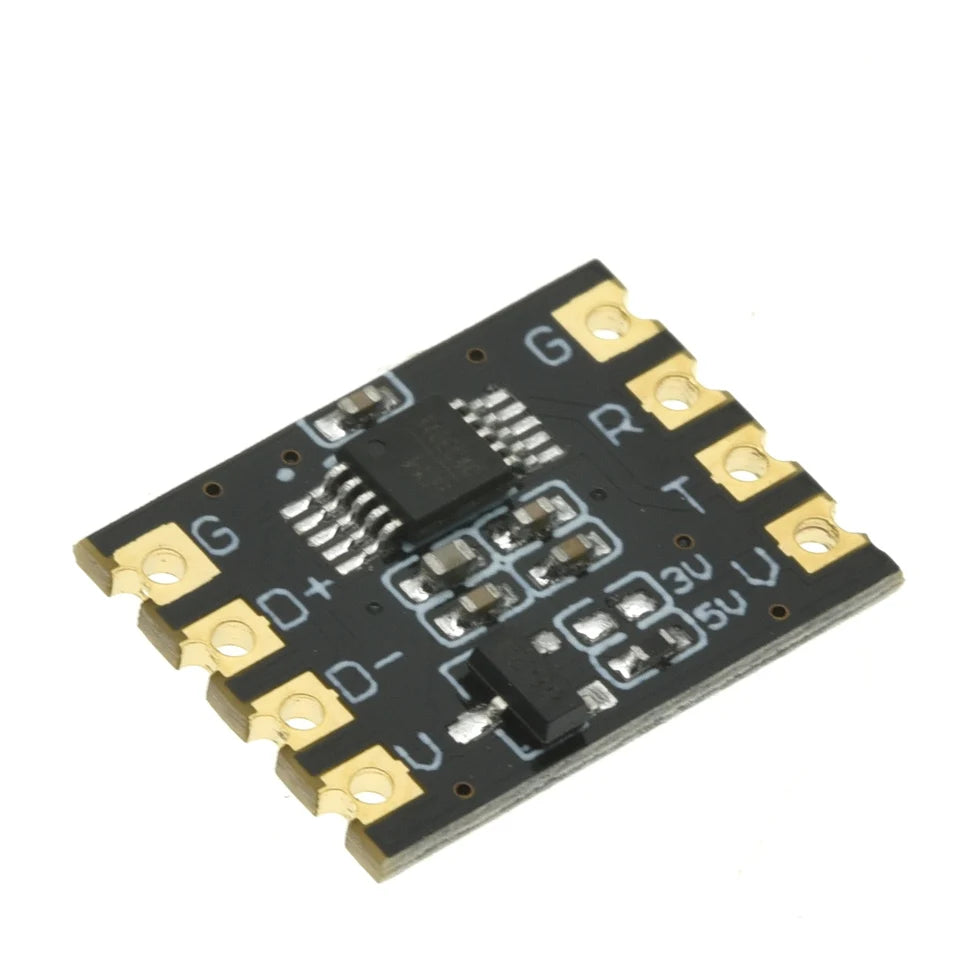 CP2102/CH340 Module USB to TTL Serial Port UART Module Brush Machine Download Bonding Wire Patch Type Sink Gold Plate