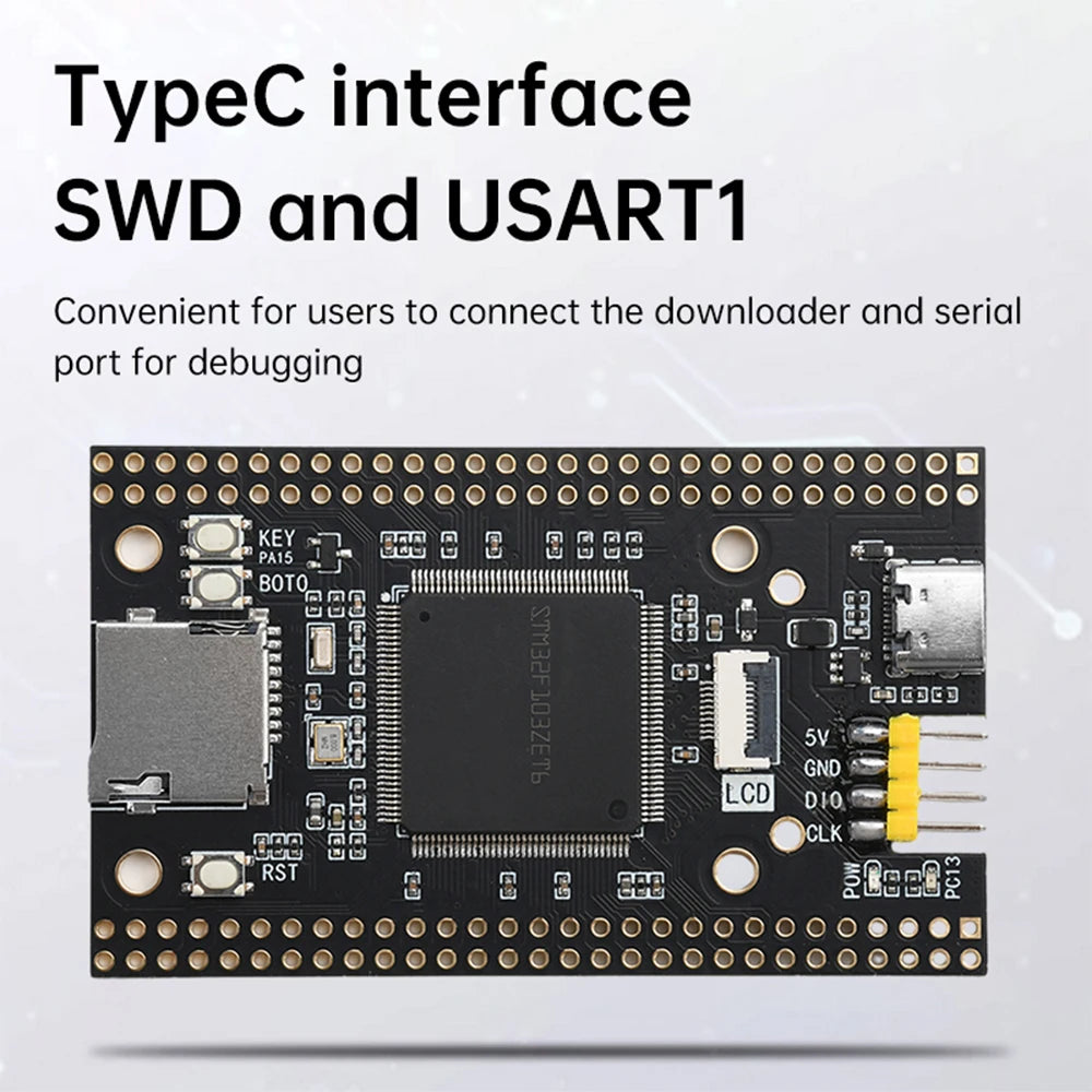 STM32F103ZET6 STM32F407ZGT6 Chip STM32 Core Development Board Module STM32 System Learning Board With SPI TF Card Interface